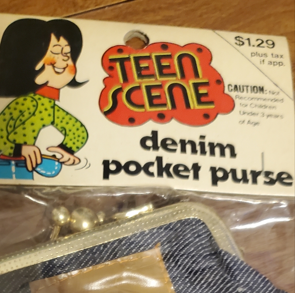Teen Scene Denim Pocket Purse
